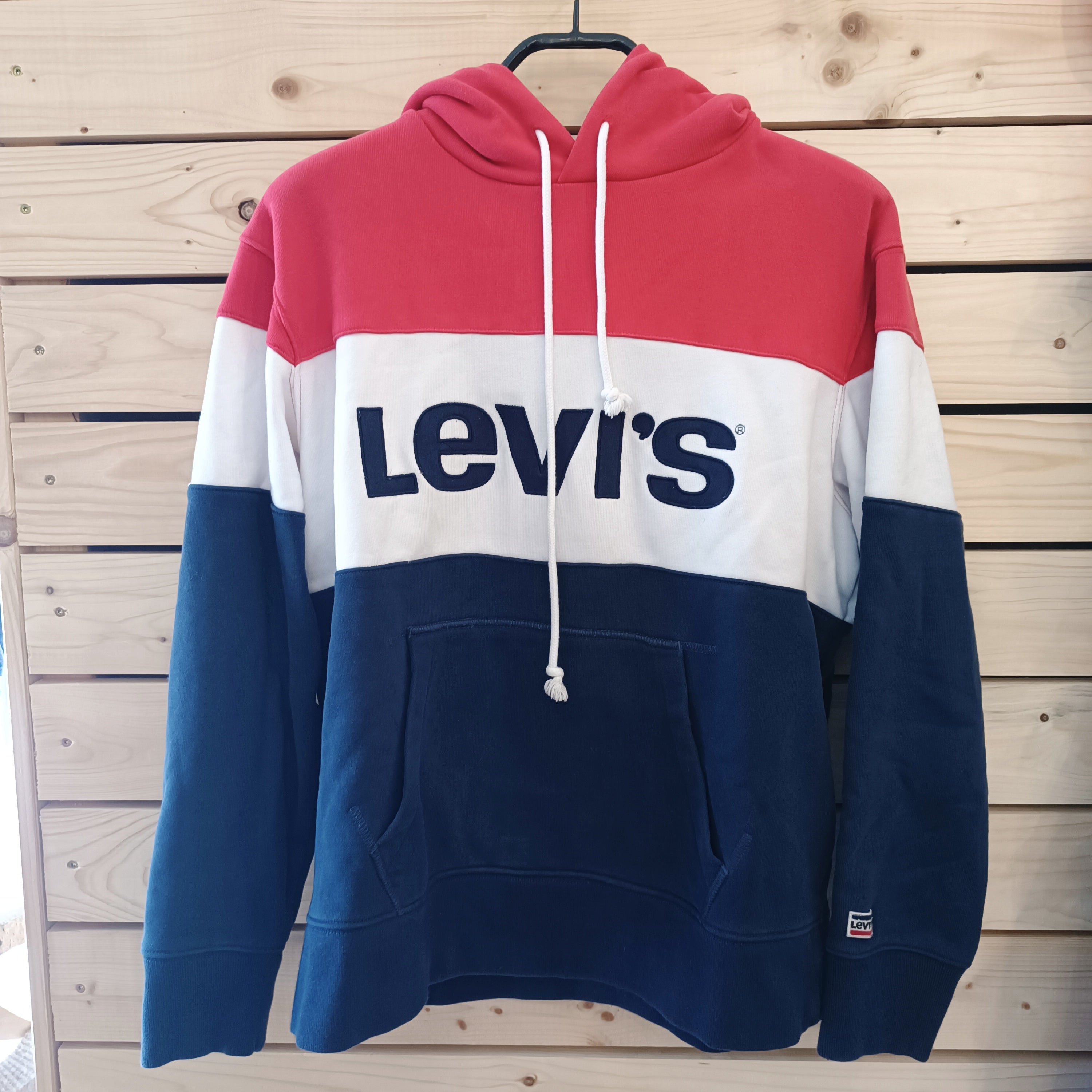 Levis Hoodie in Gr. M navy weiß rot in Gr. M
