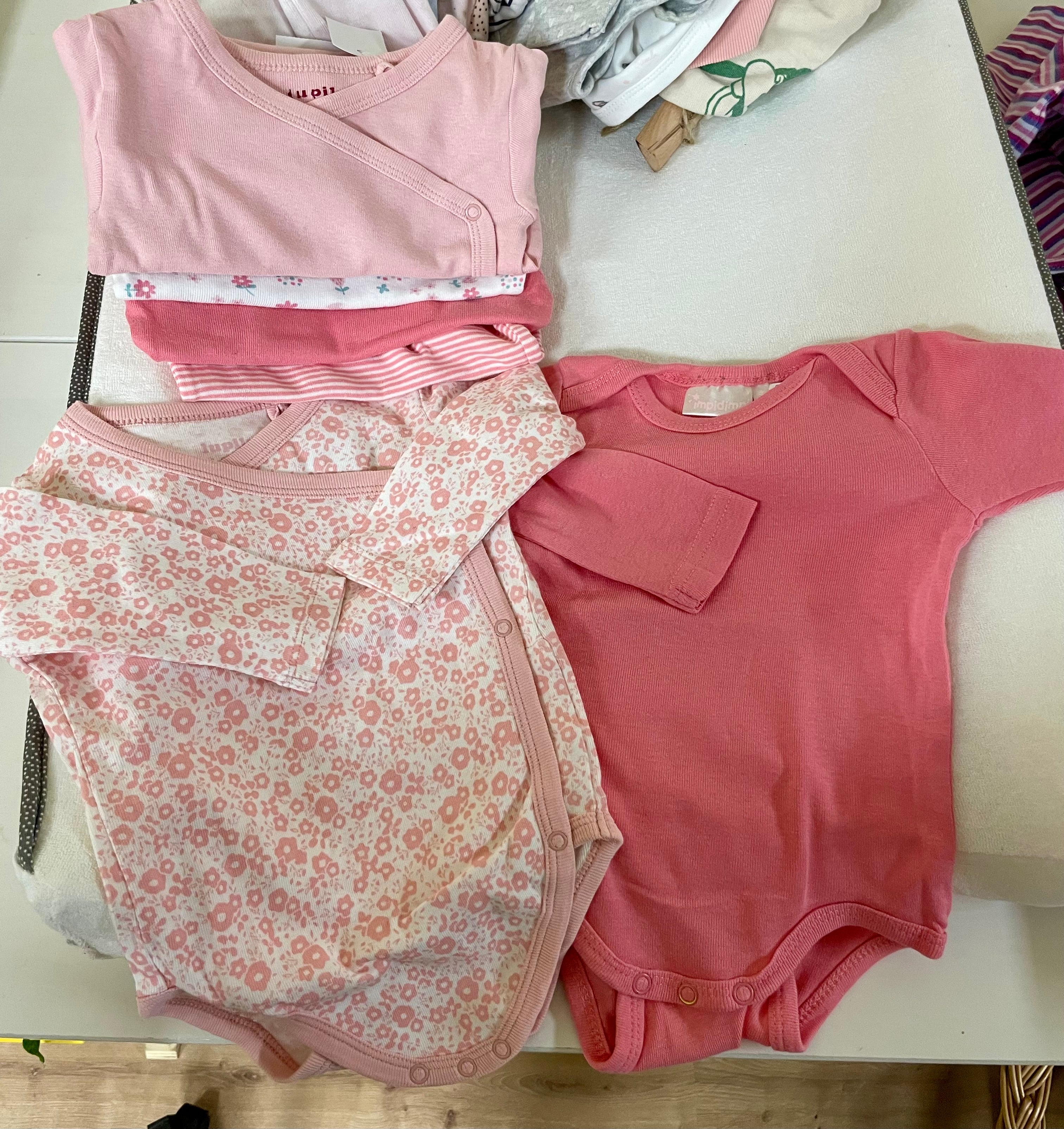 Kleiderpaket Bodys Gr. 62/68 Impidimpi/Lupilu