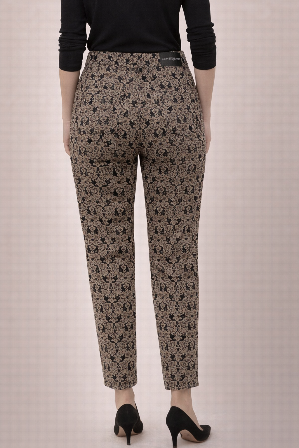 Cambio Jeans gemustert Gr. 36