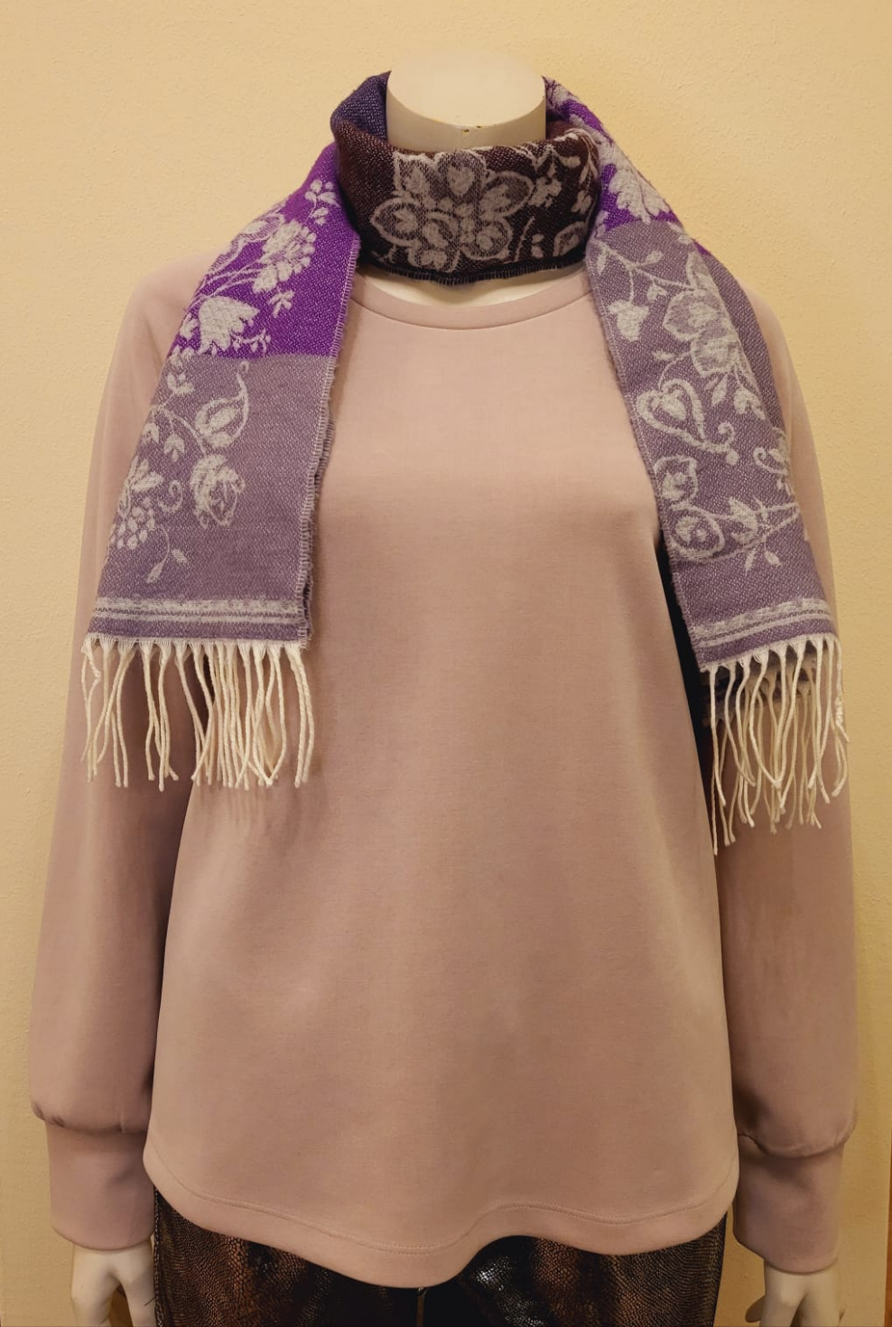 Winterschal - Lila