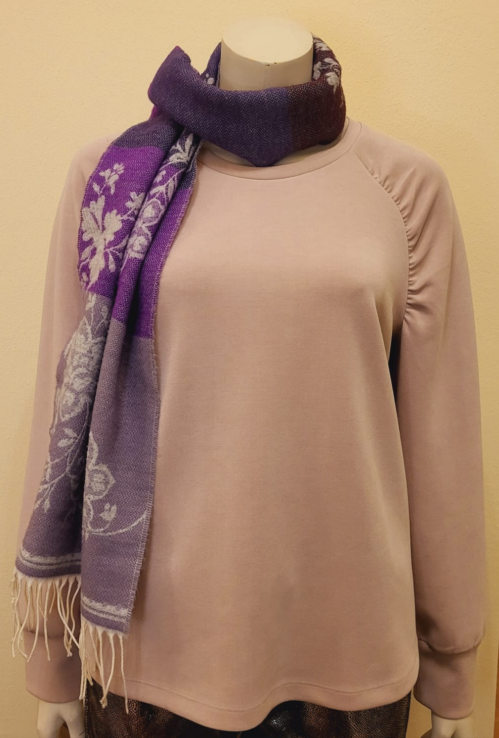 Winterschal - Lila