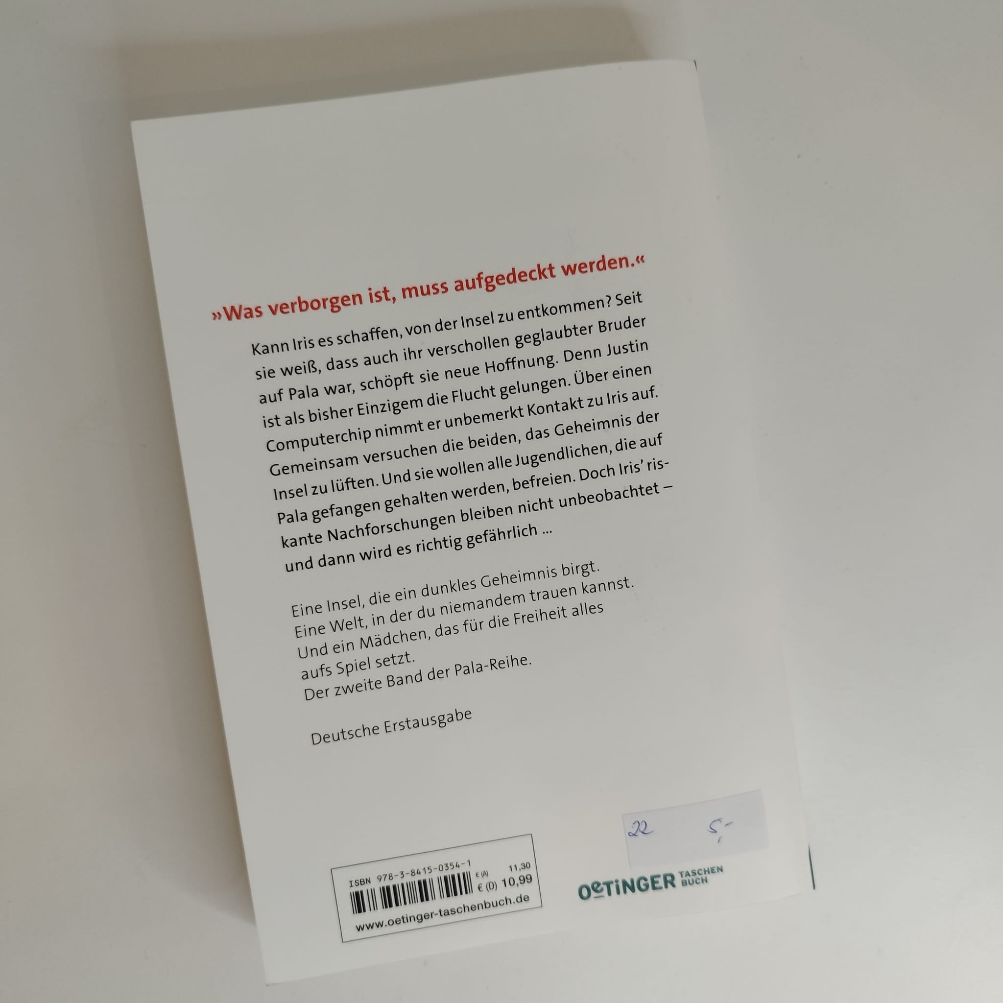 PALA, DAS GEHEIMNIS DER INSEL  - Marcel van Driel