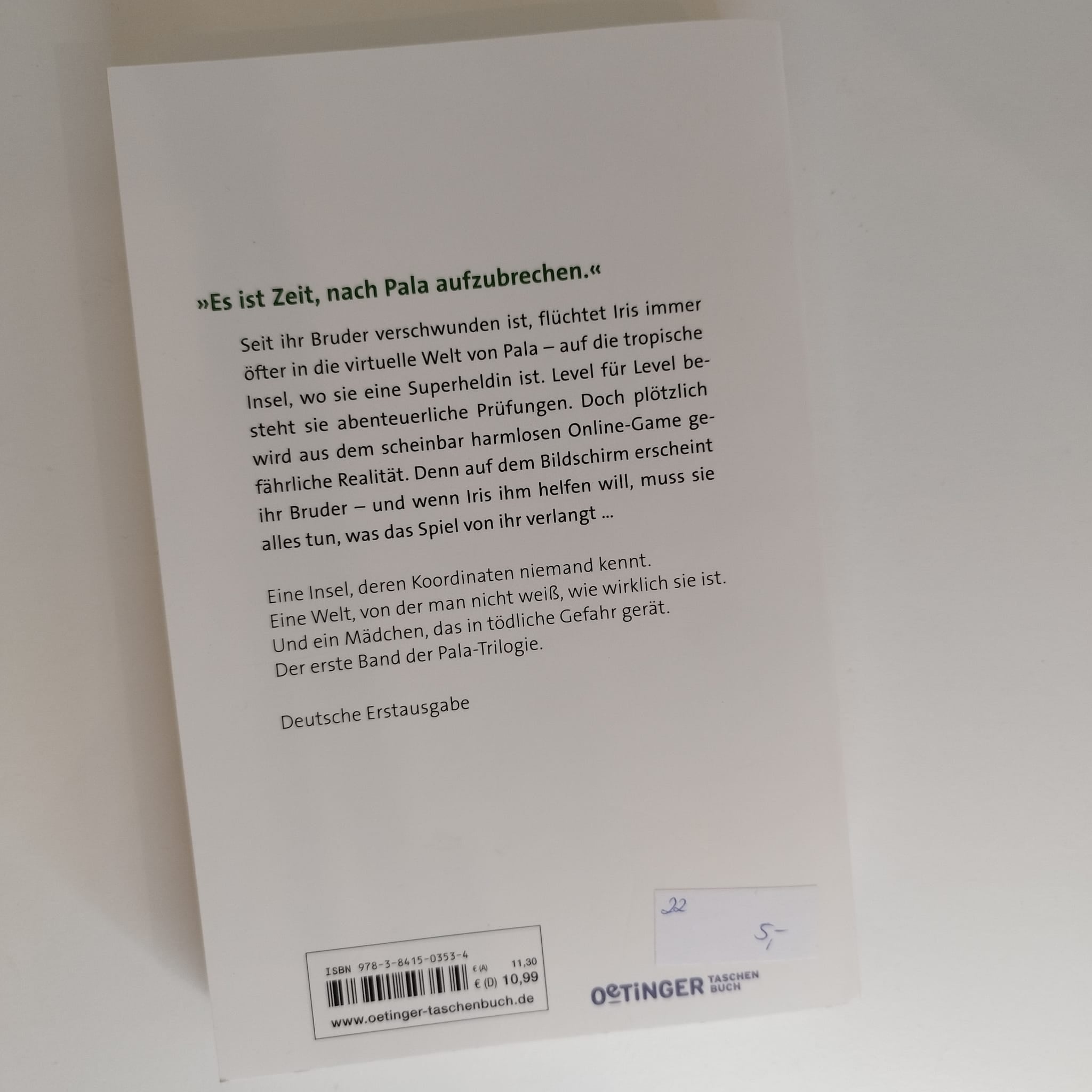 PALA, DAS SPIEL BEGINNT - Marcel van Driel