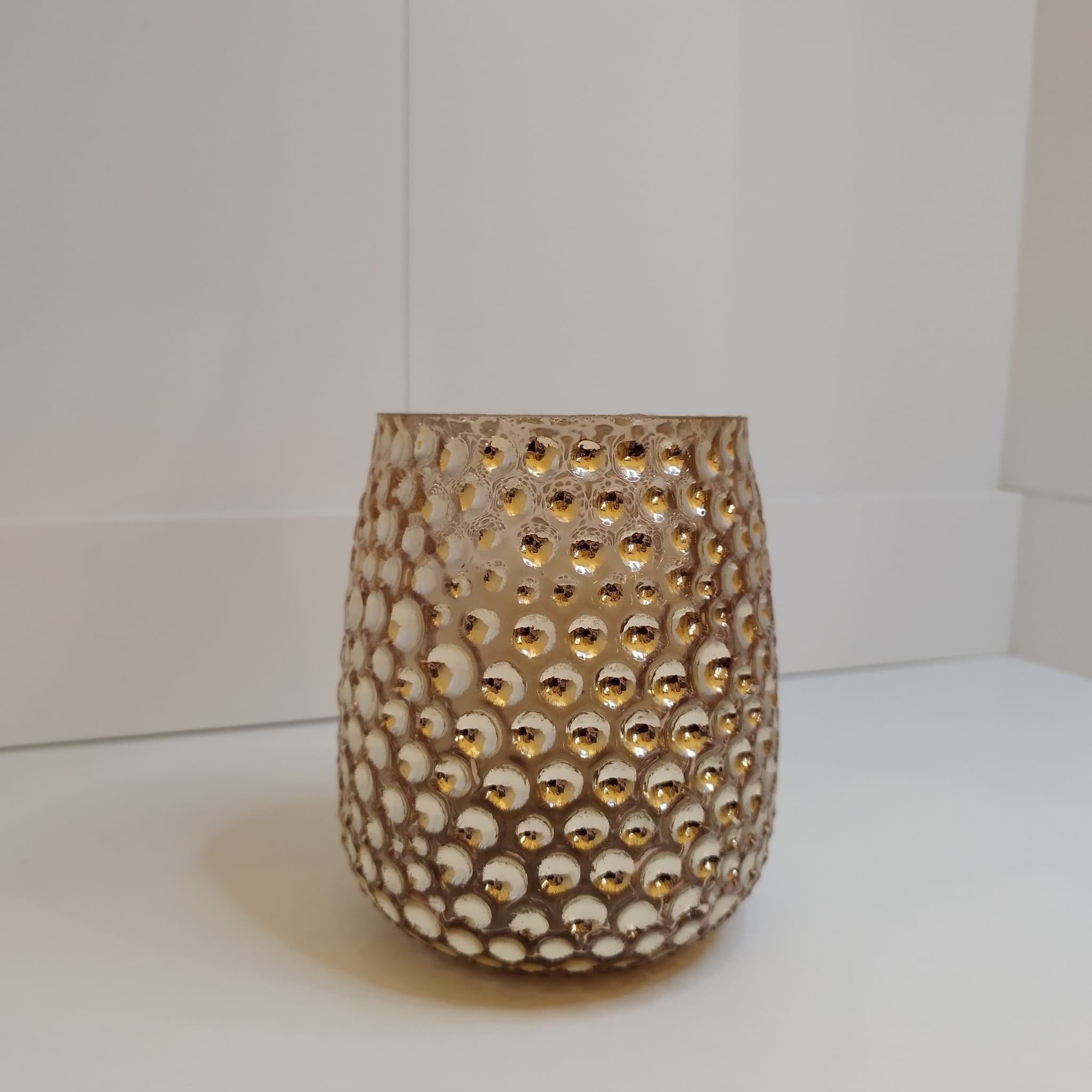 Windlich mit Kerze (Glas)