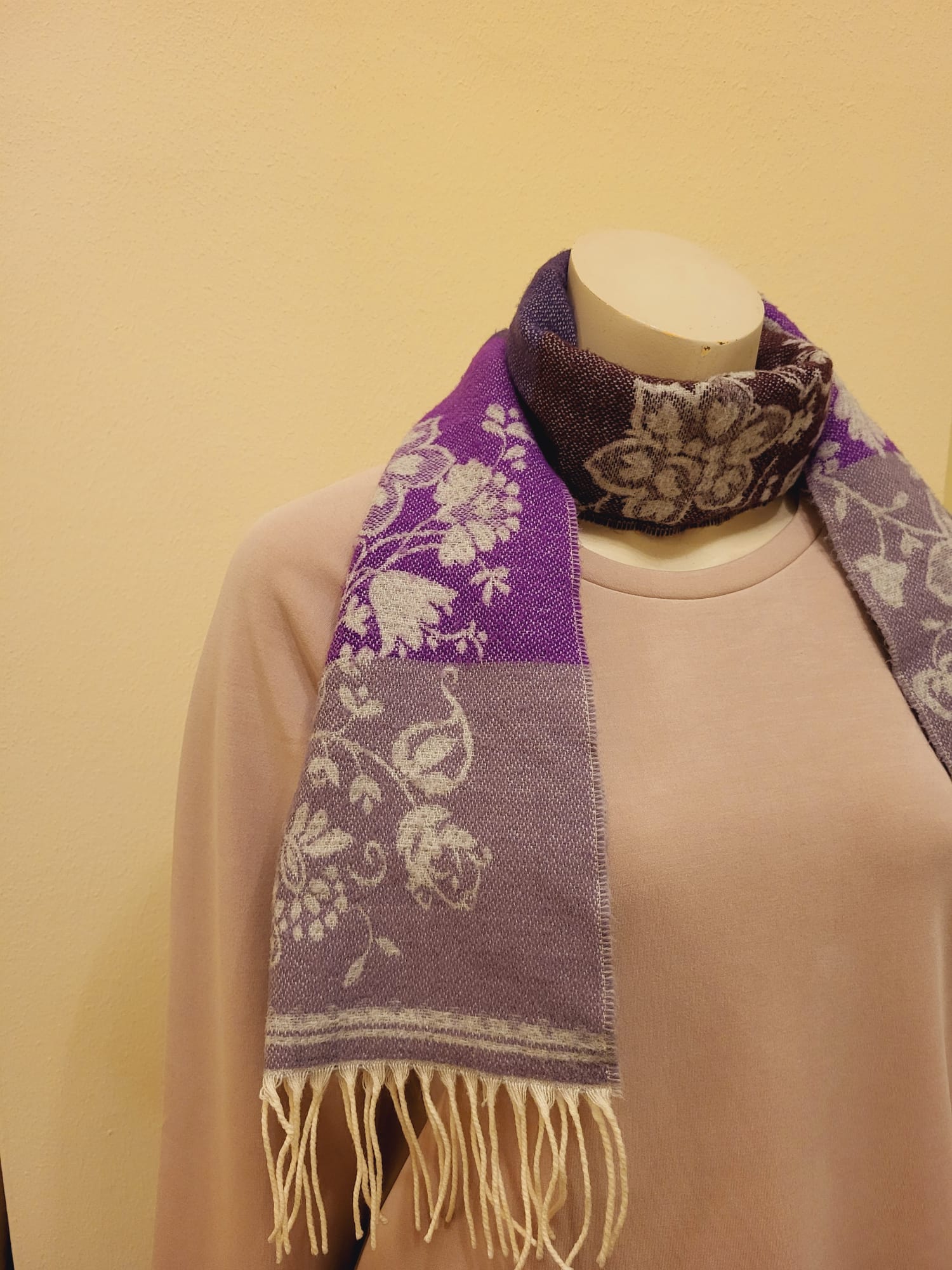 Winterschal - Lila