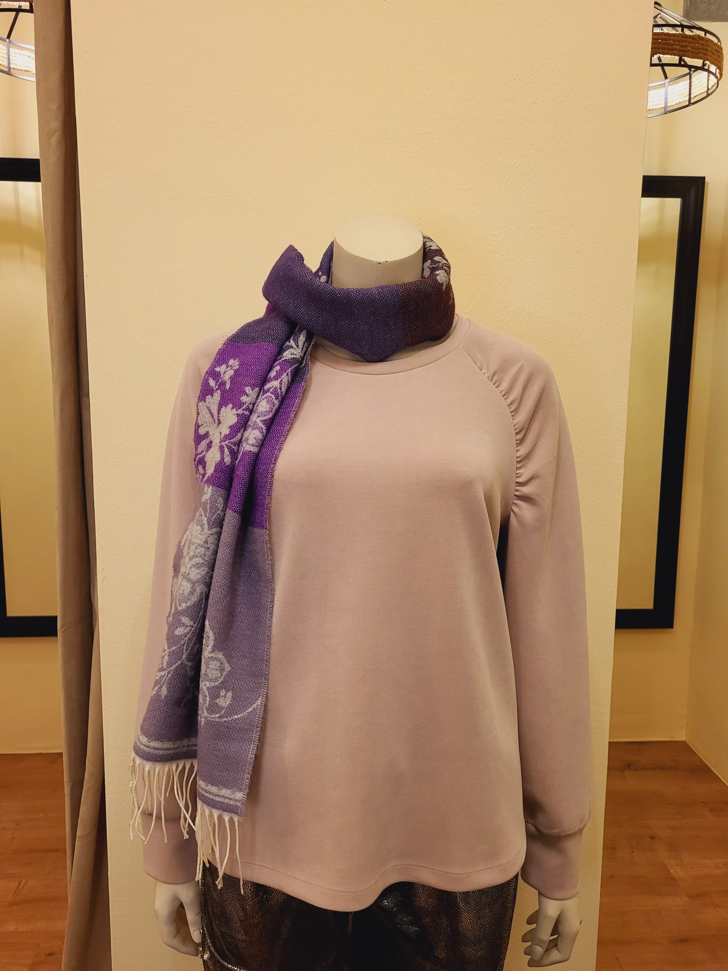 Winterschal - Lila