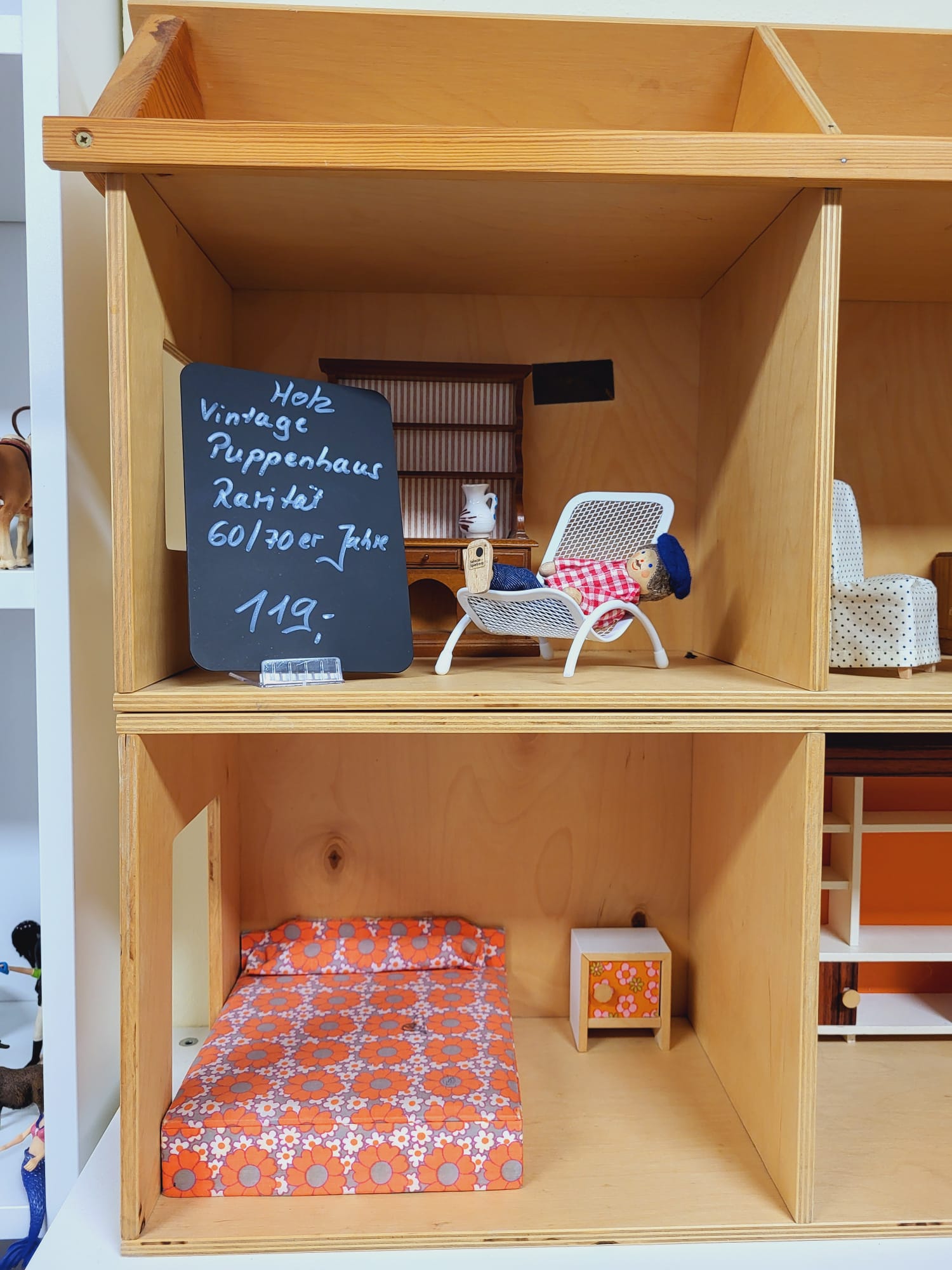 Holz Vintage Puppenhaus