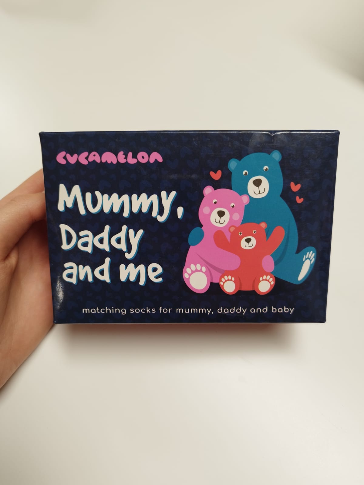 NEU - Socken CUCAMELON, Mummy, Daddy and me