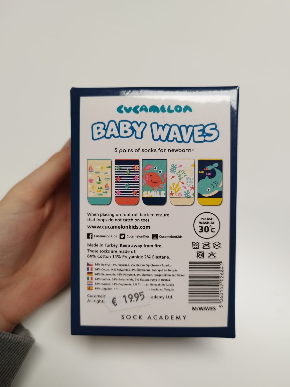 NEU - Socken CUCAMELON, Baby Waves