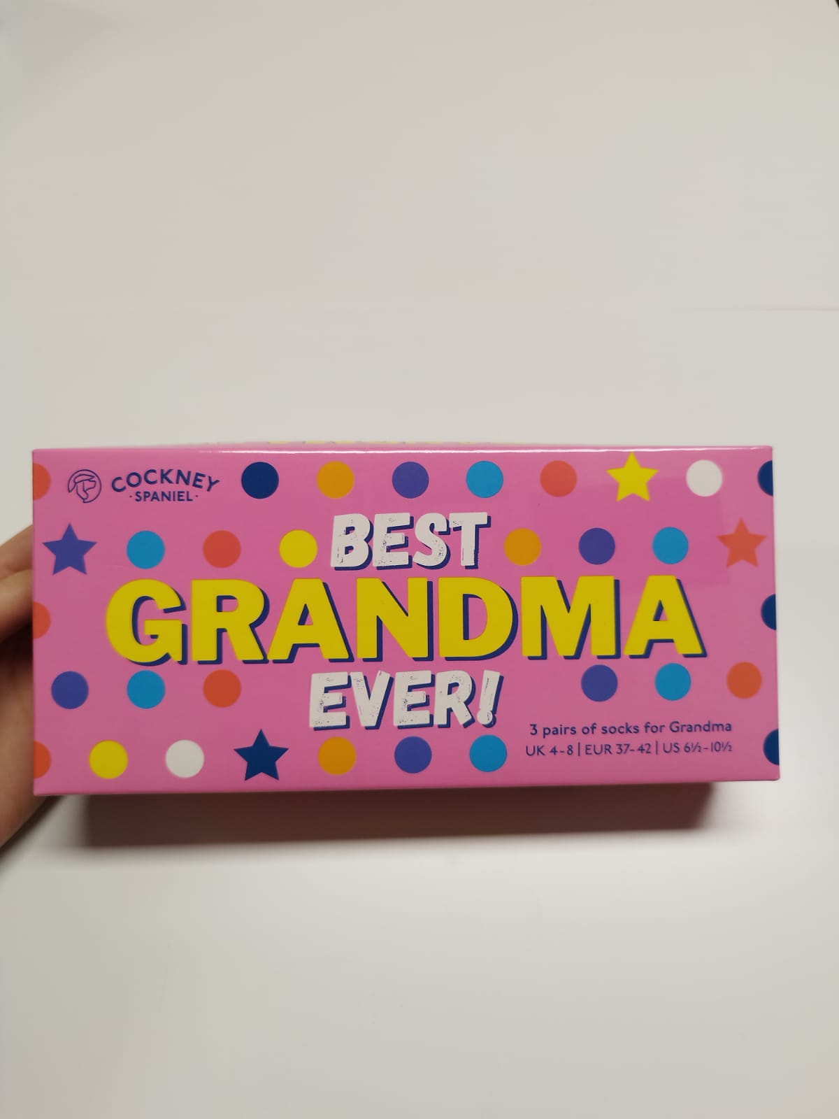 NEU - Socken COCKNEY SPANIEL, Best Grandma Ever