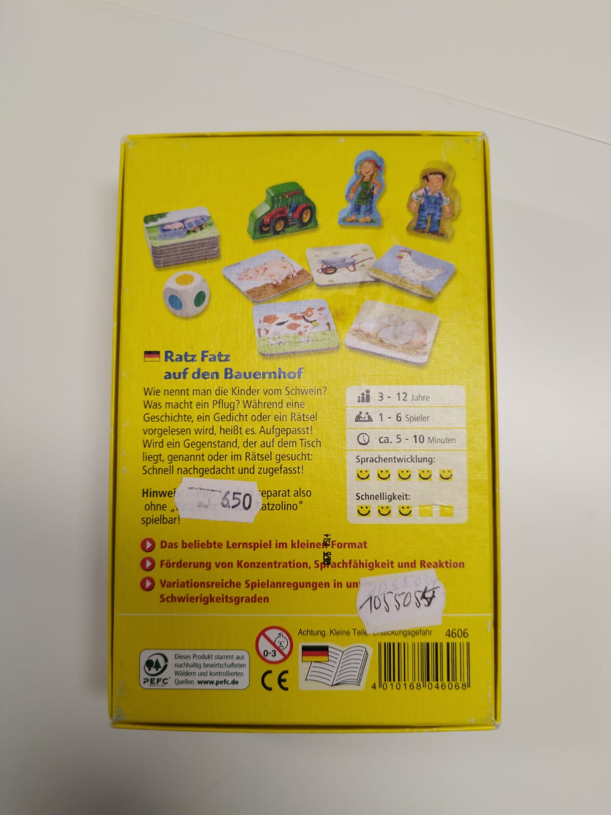 HABA Kinderspiel - Ratz Fatz auf dem Bauernhof