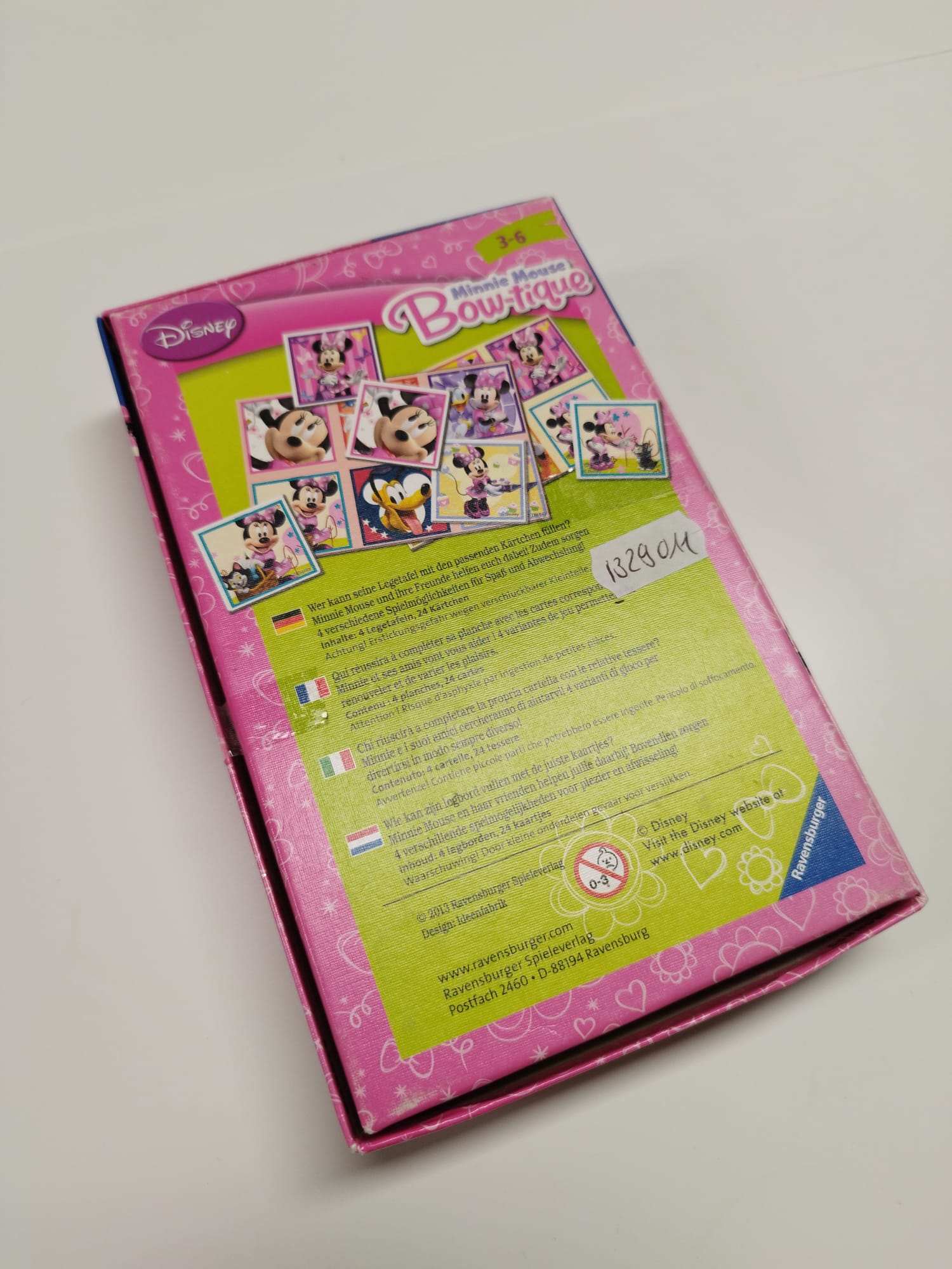 NEU - Ravesburger (Disney) - Lotto Loto Tombola Minnie Mouse Bow-tique