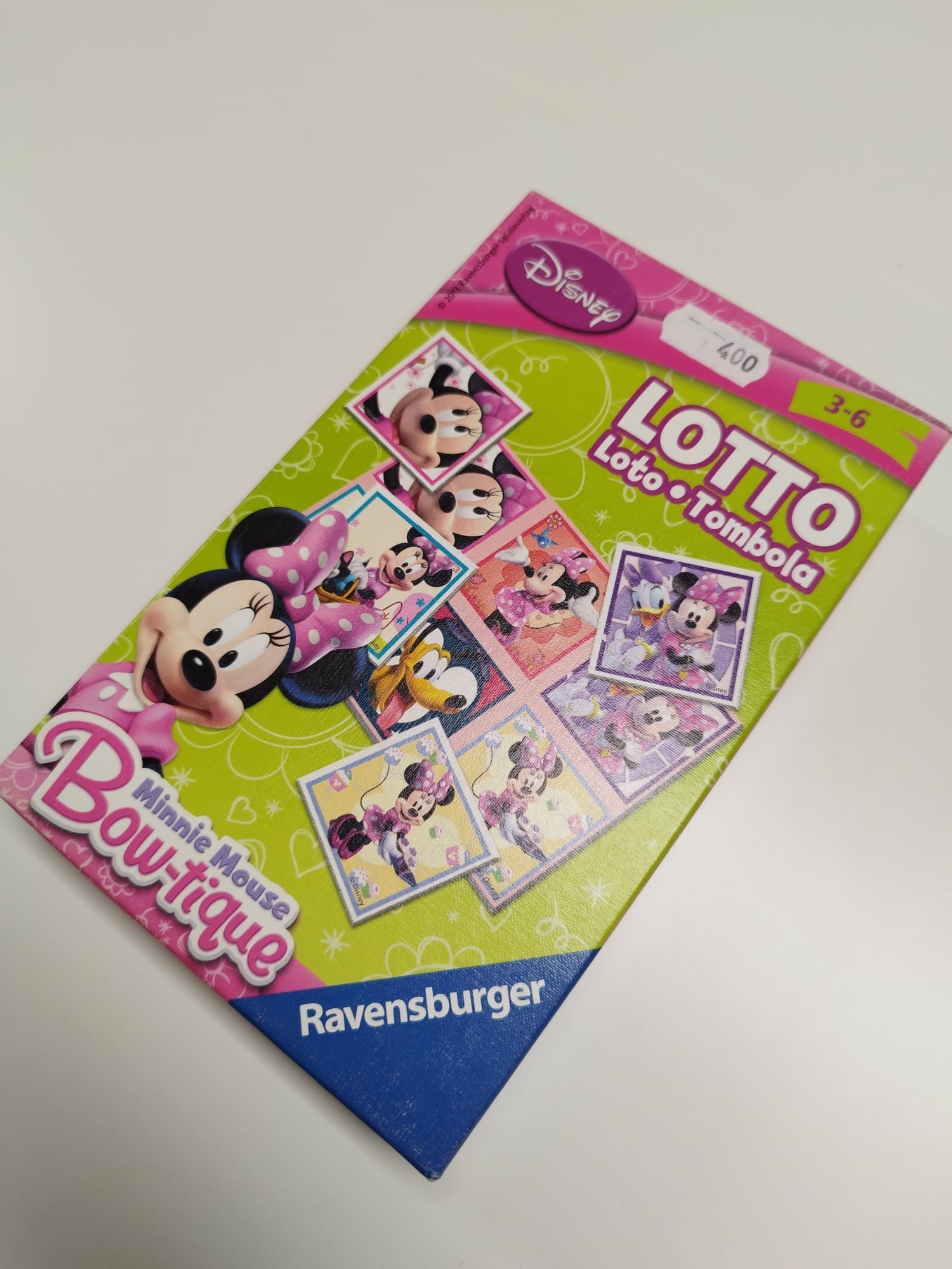 NEU - Ravesburger (Disney) - Lotto Loto Tombola Minnie Mouse Bow-tique