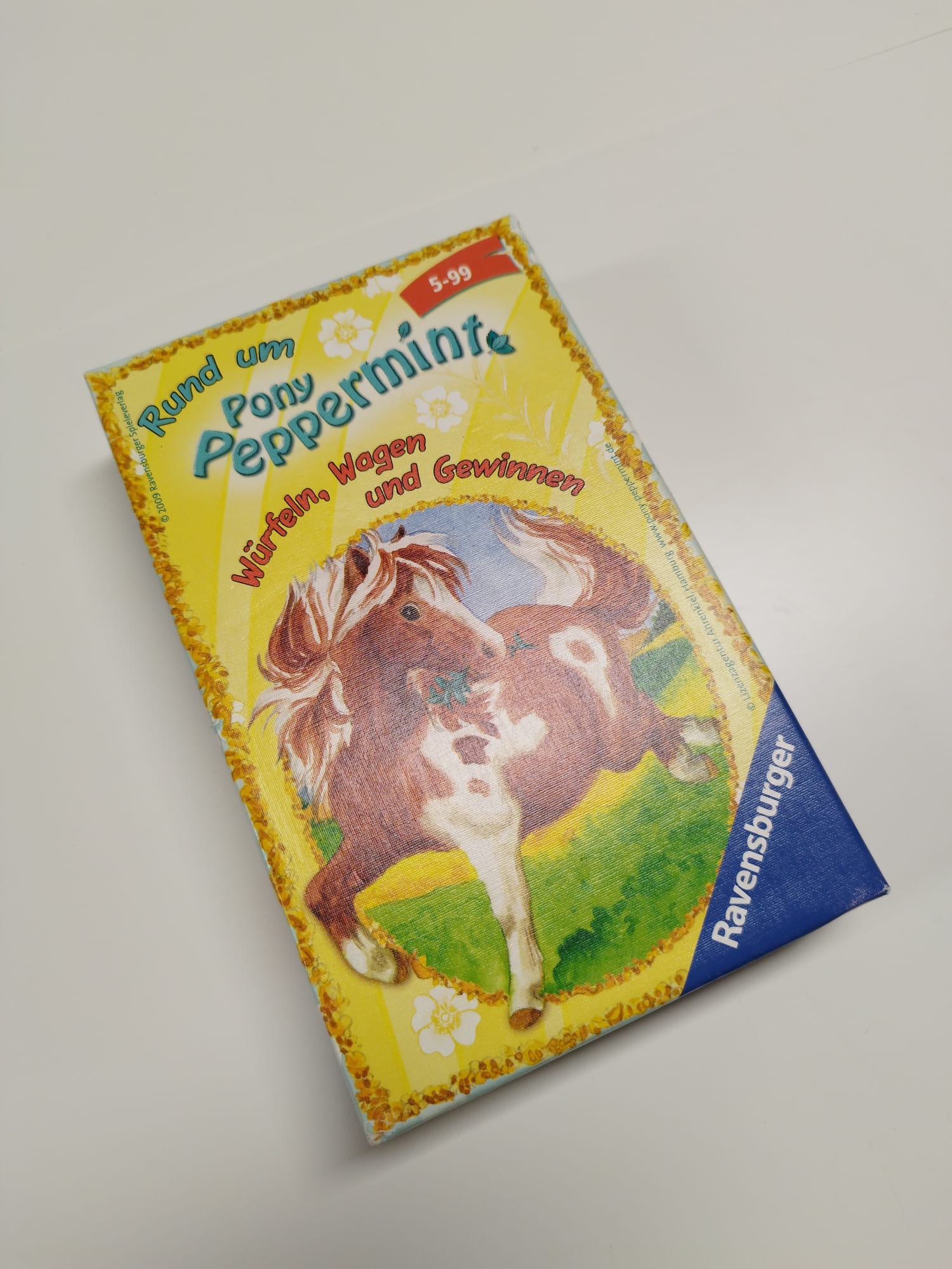 NEU - Ravensburger - Rund um Pony Peppermint - Würfeln, Wagen und Gewinnen