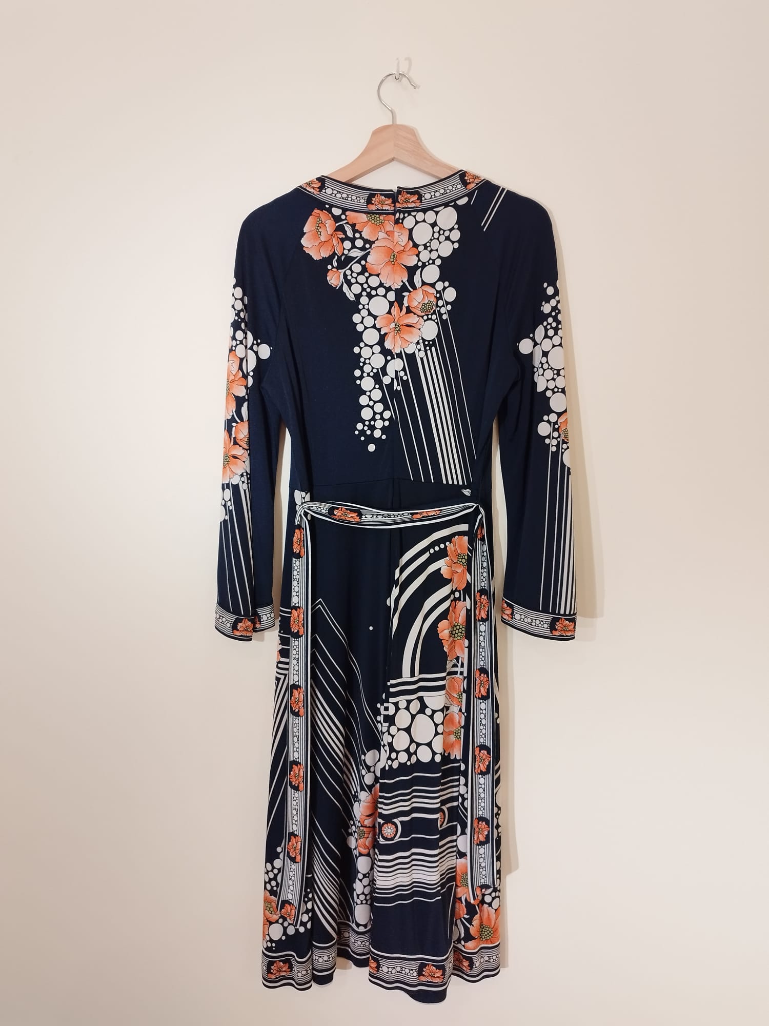 Vintage Kleid in dunkelblau