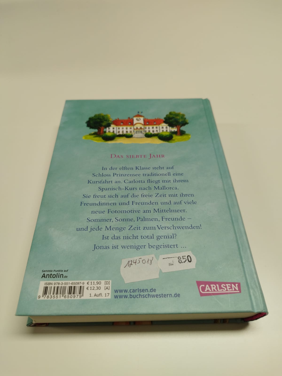 NEU - CARLOTTA Internat auf Klassenfahrt- Dagmar Hoßfeld