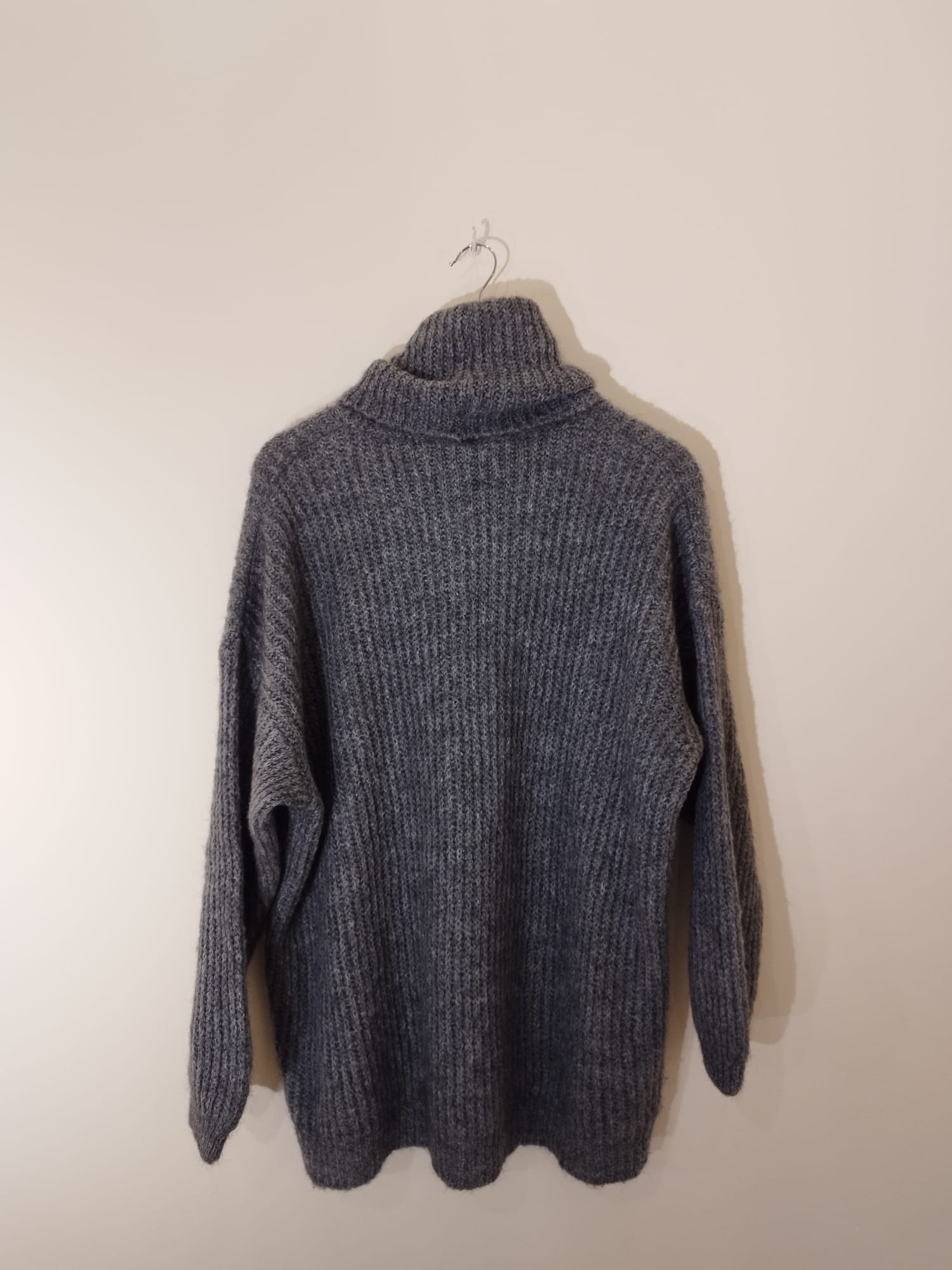 Strickpullover grau