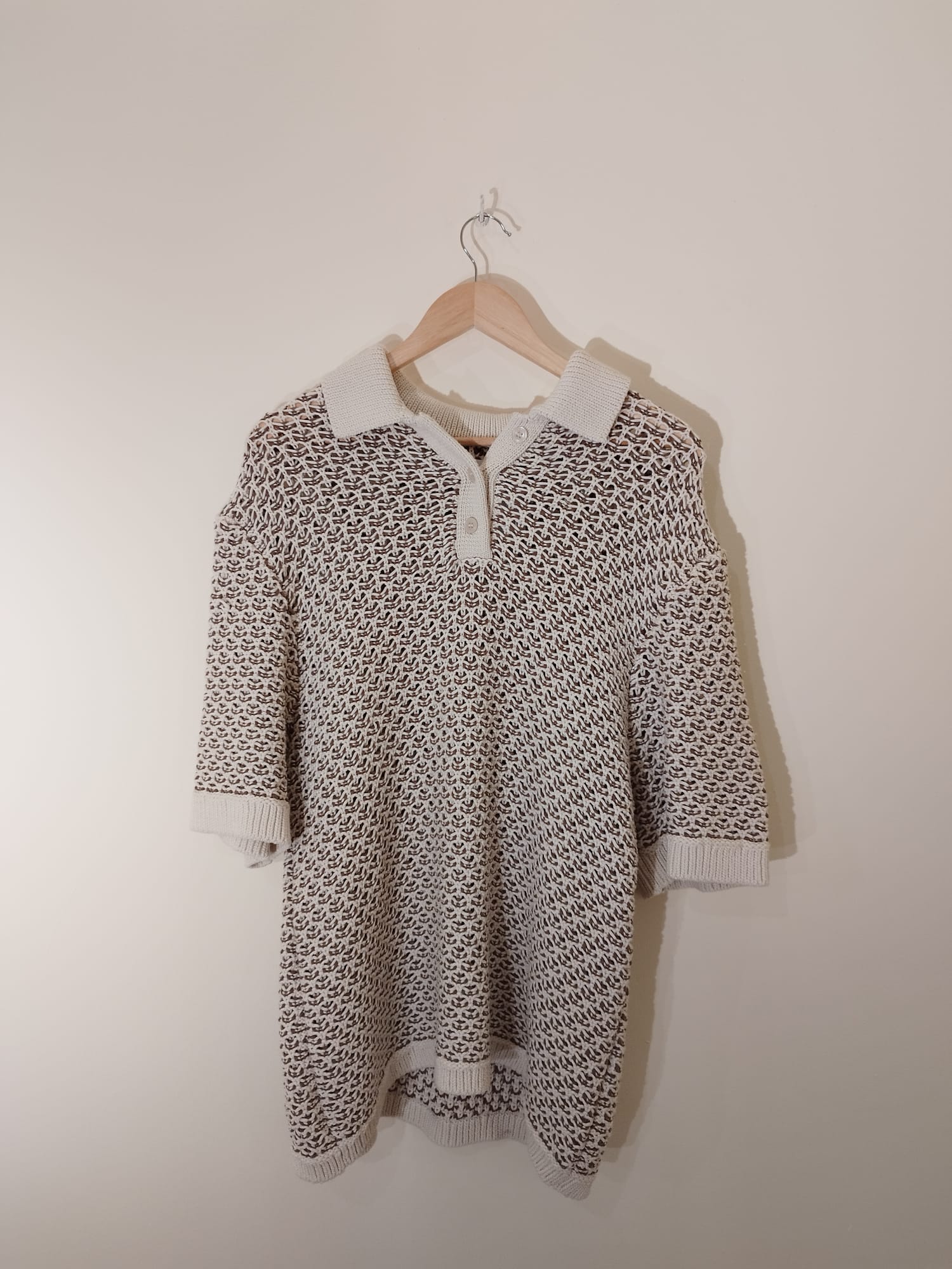 SAMSOE Kurzarm-Strickpullover