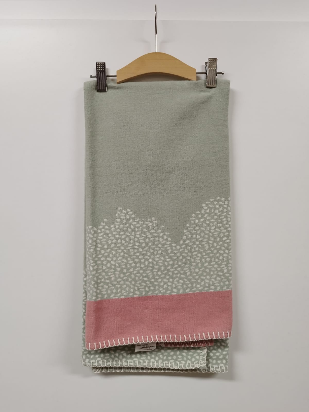 NEU - David Fussenegger Kinderdecke - Lena Baumwolldecke in hellgrün