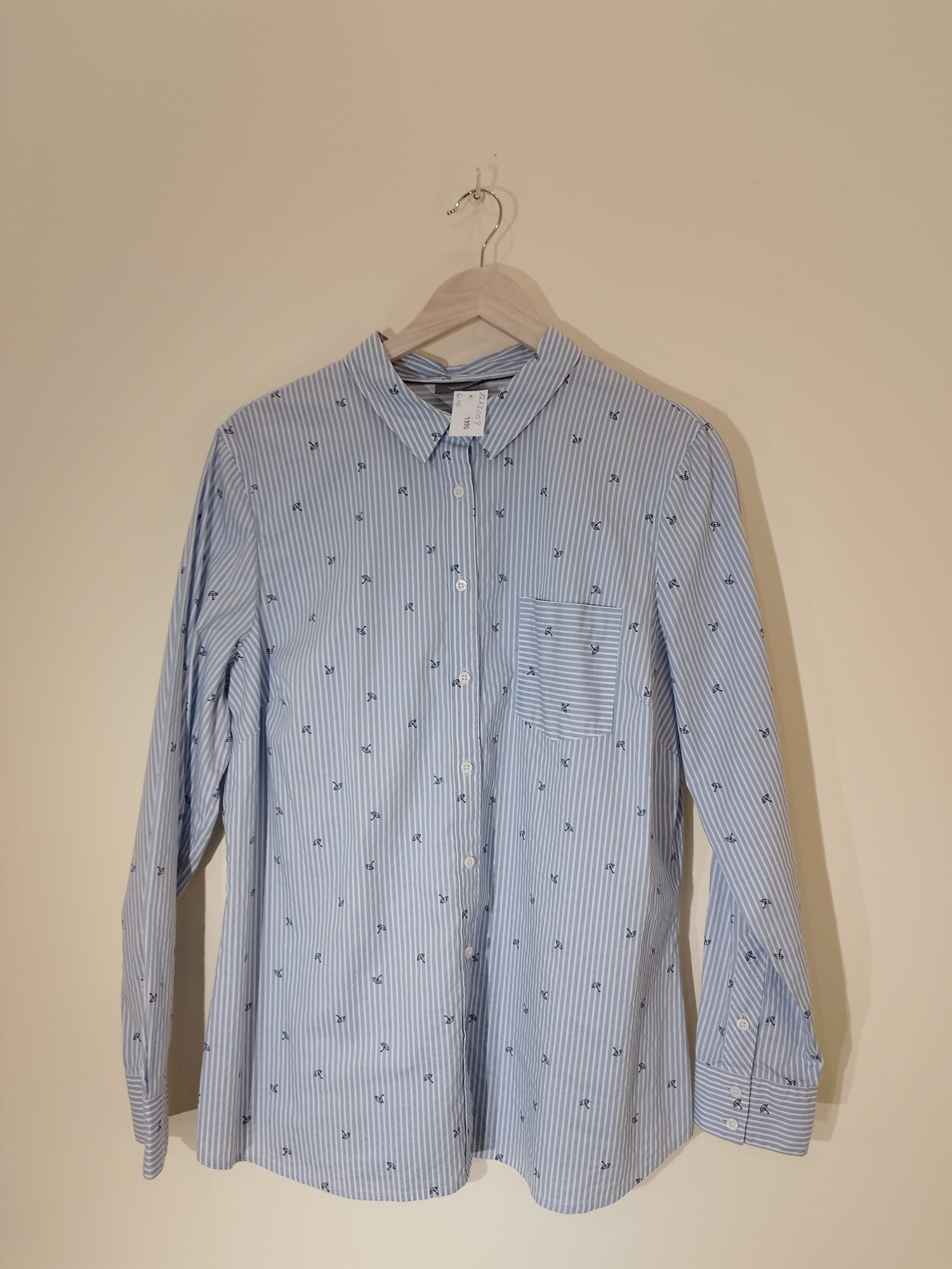 Yessica Damenhemd mit Regenschirmmuster