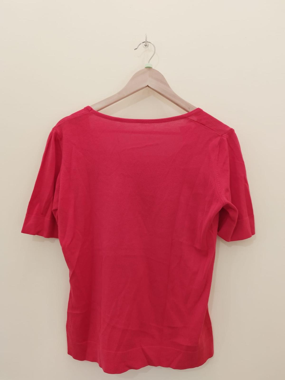 T-Shirt himbeerrot in Gr. 42