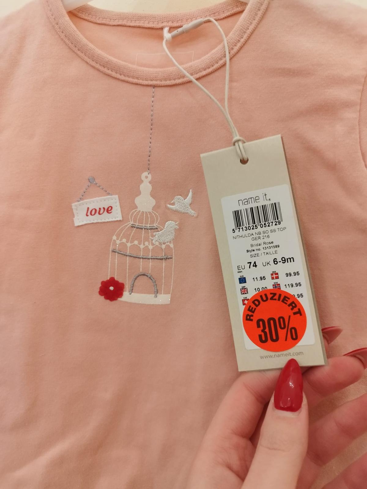 NEU - Name It T-Shirt Vogelkäfig