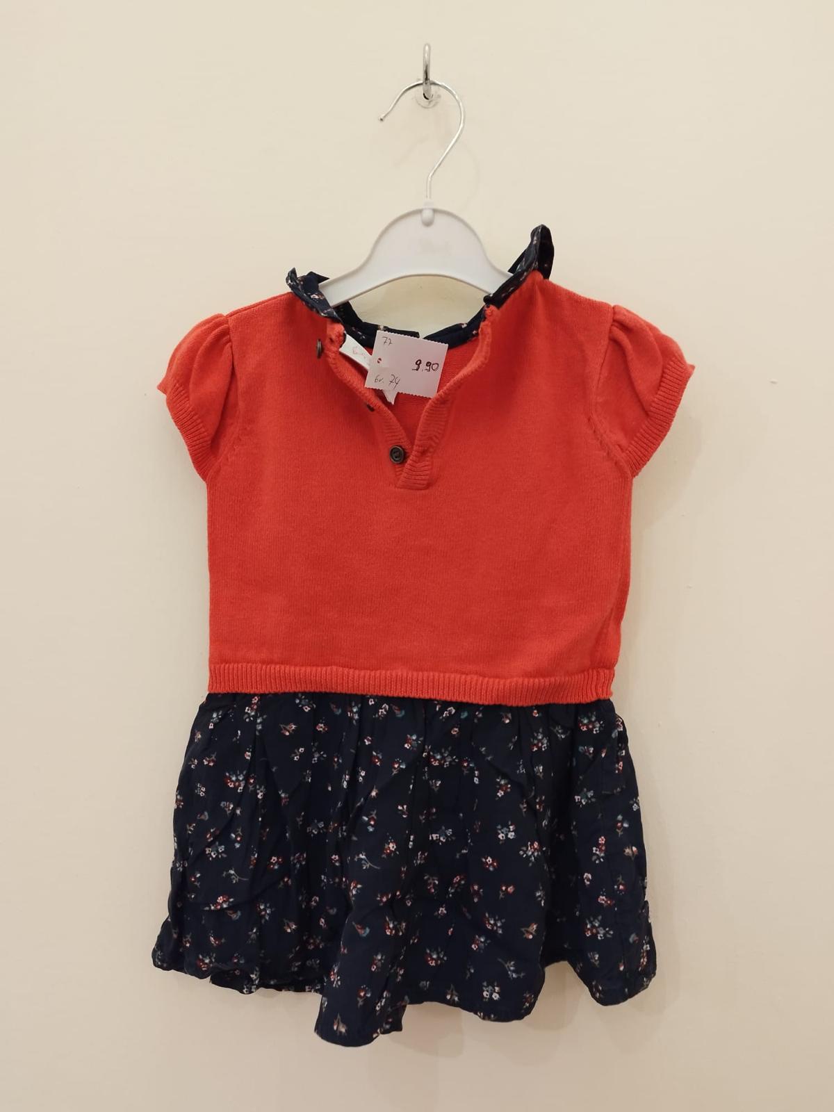 Baby Club Kleidchen mit Kragen Gr. 74