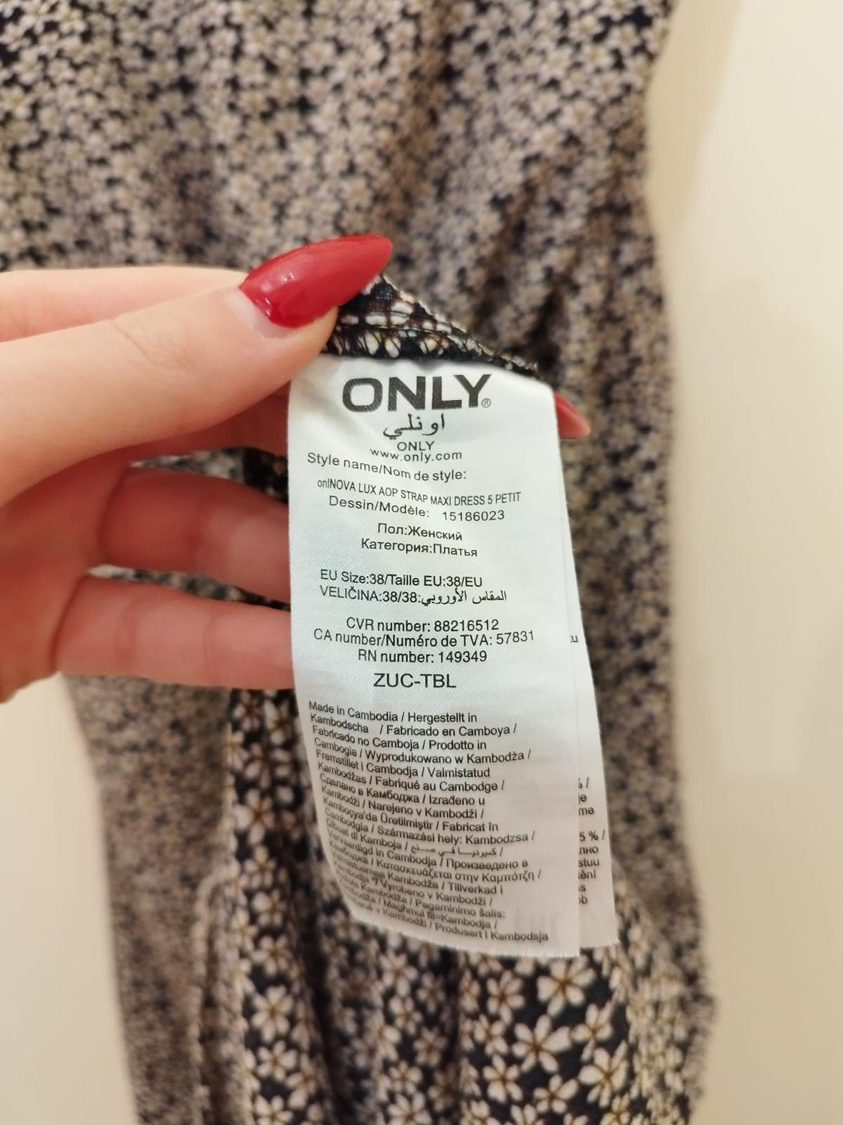 ONLY langes Trägerkleid