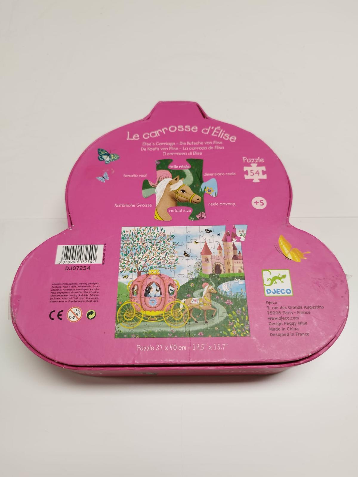 Djeco Puzzle - La carrosse d'Élise