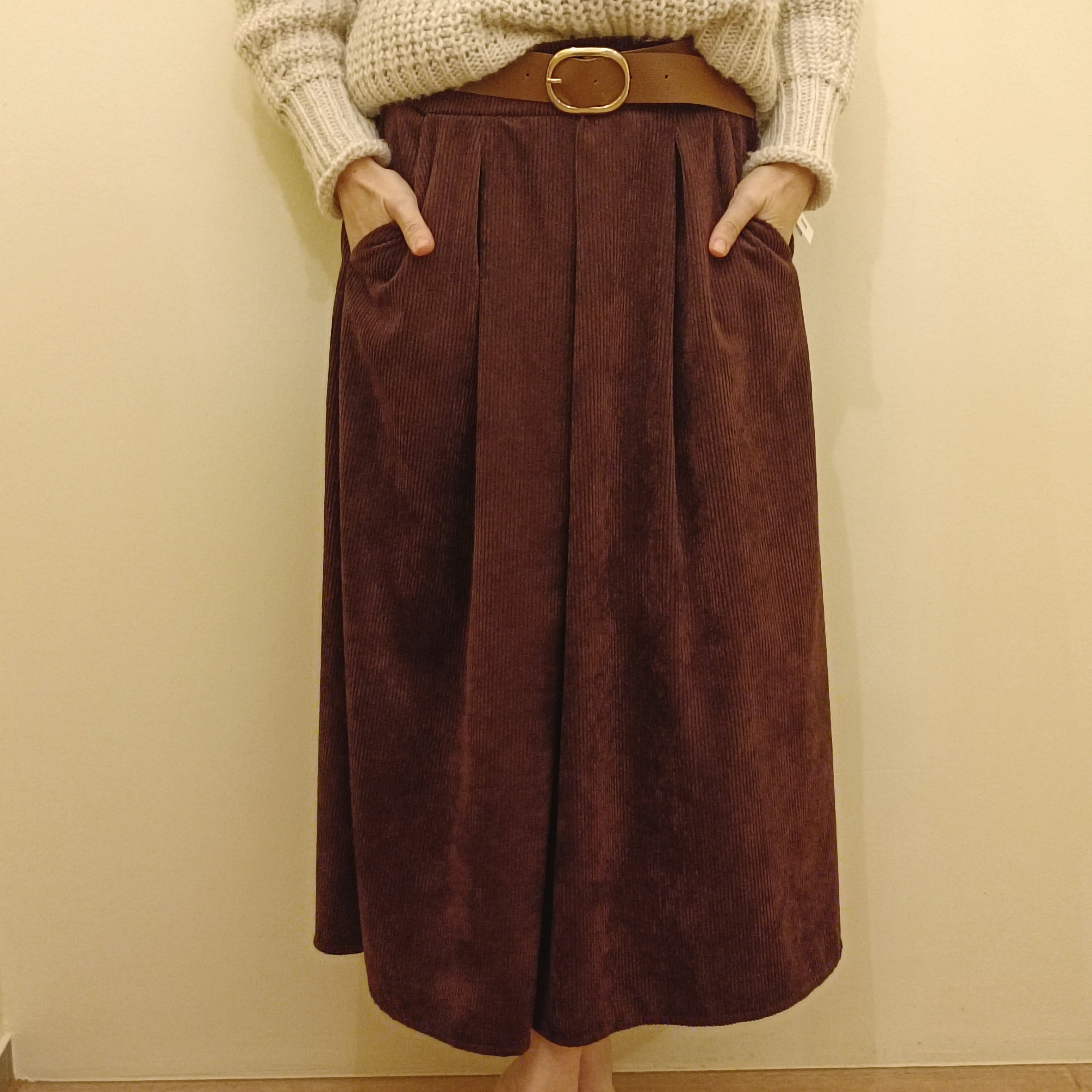 Impress Cordrock braun One Size -NEU-