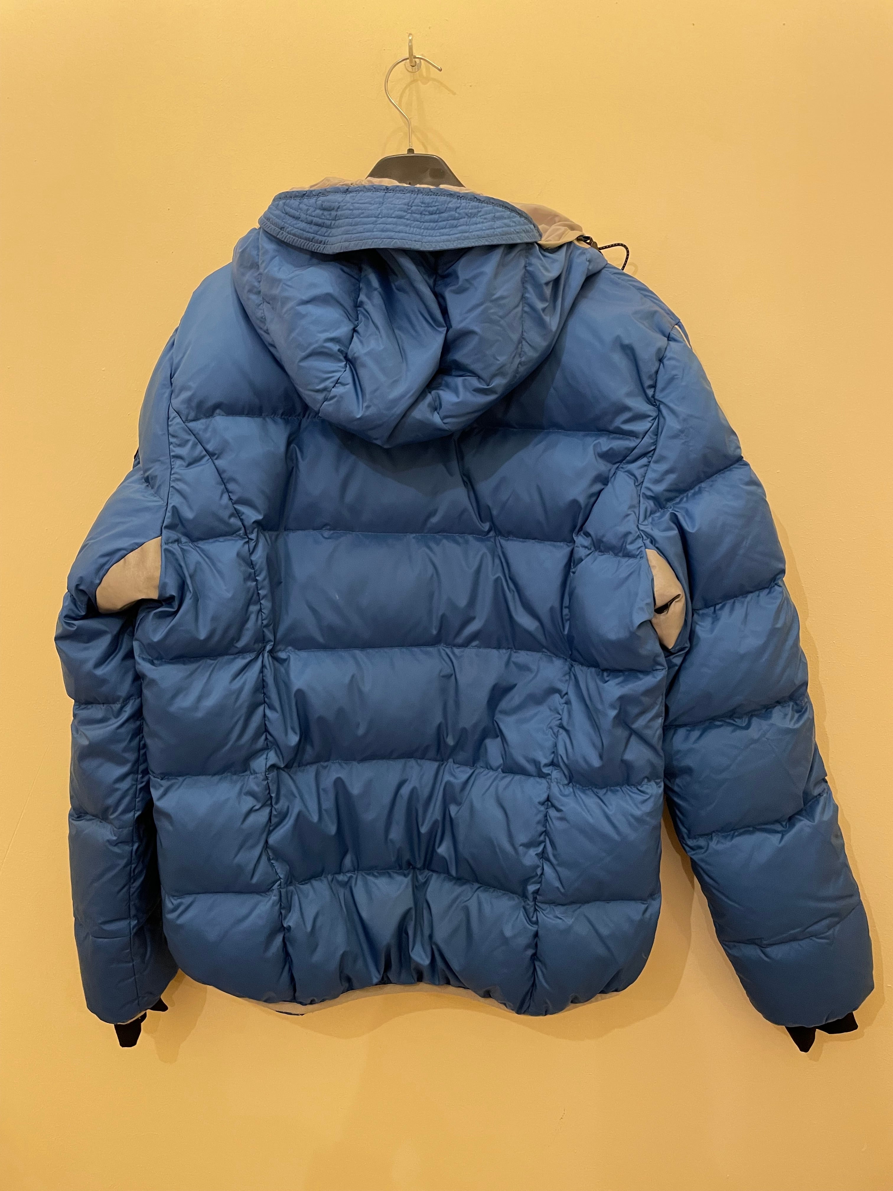 Napapijri Daunenjacke in Gr. 152/164 blau/silber