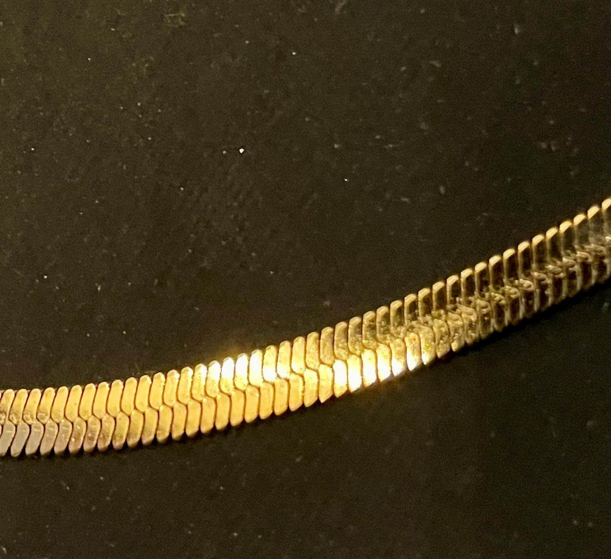 Schlichte Halskette Farbe Gold -NEU- Snake Choker