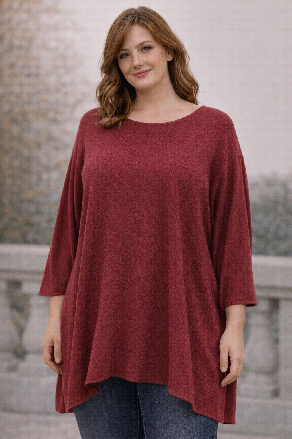 Pullover Gr. 48/50 beere -NEU-