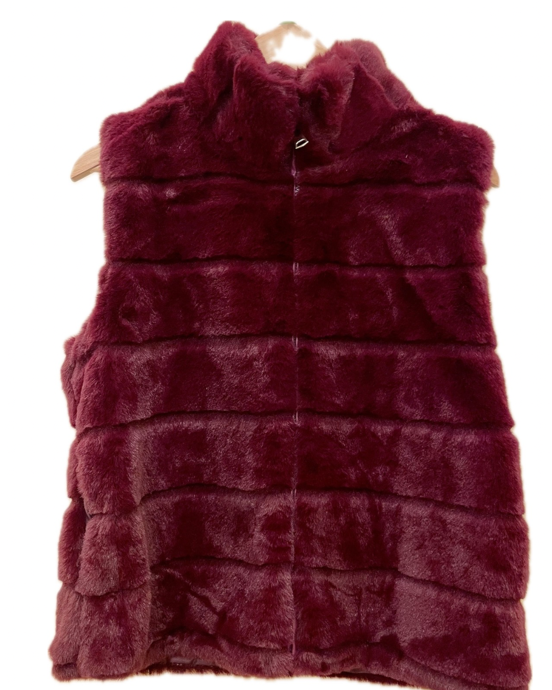 Fake Fure Weste in Violet/Purple One Size -NEU-