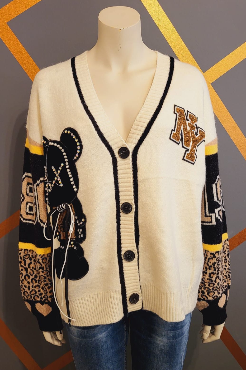 NEU - LISSIMO Strickjacke College-Style