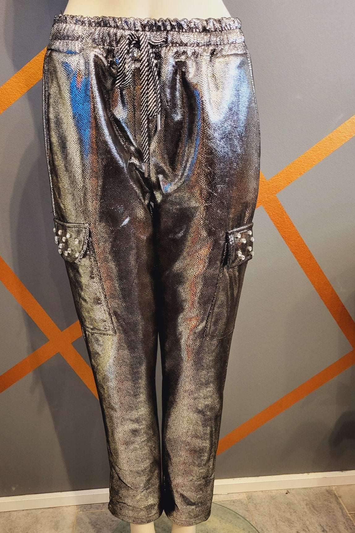 NEU - Metallic look Hose, made in Italy