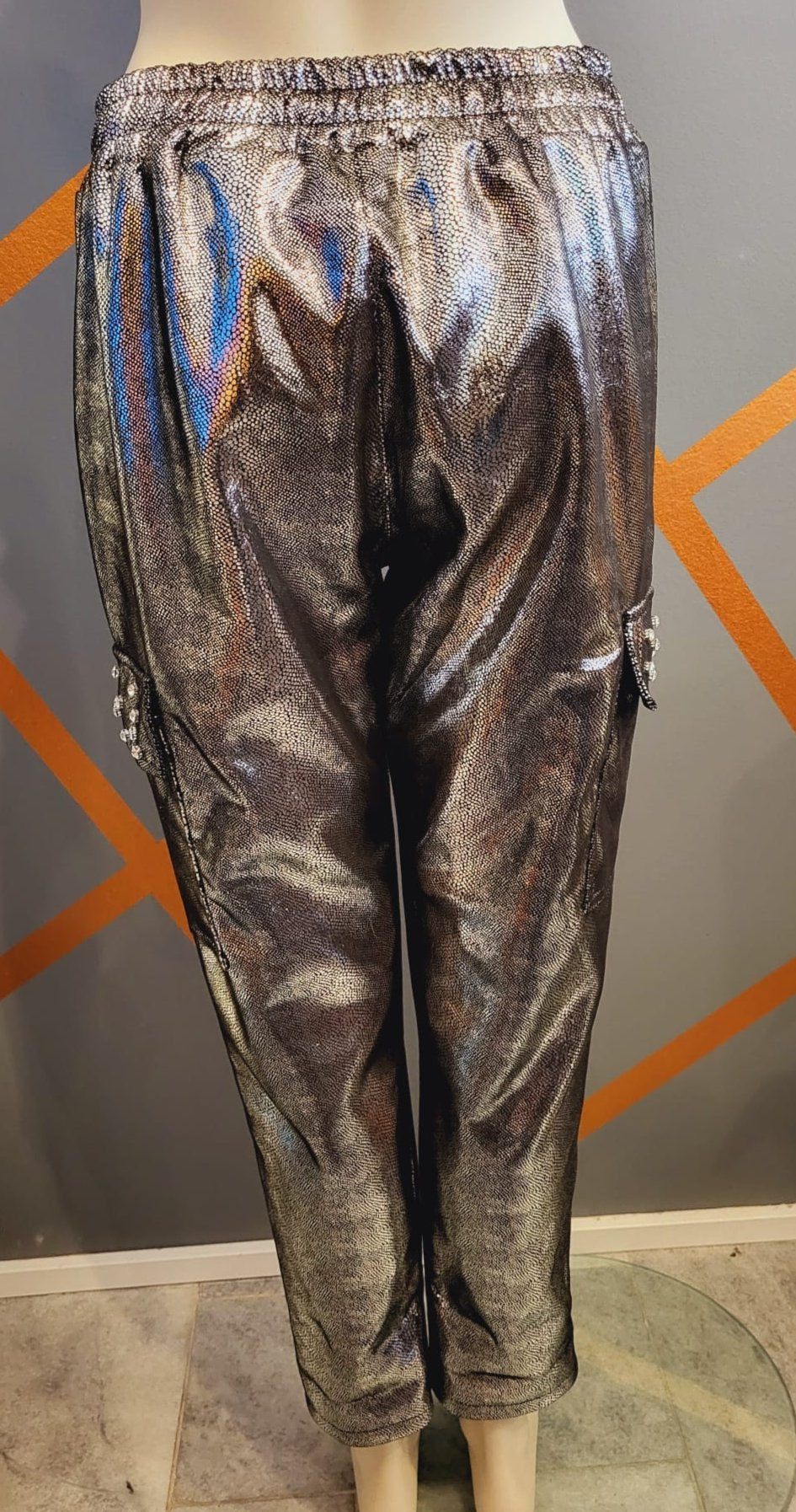 NEU - Metallic look Hose, made in Italy