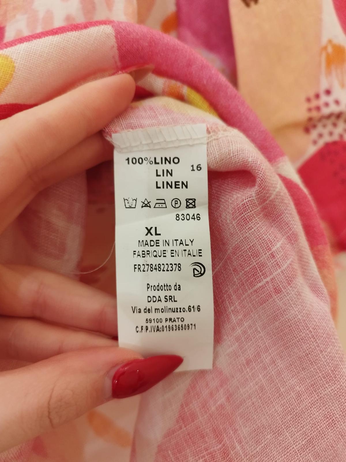 Leinen T-Shirt in Gr. 38/40